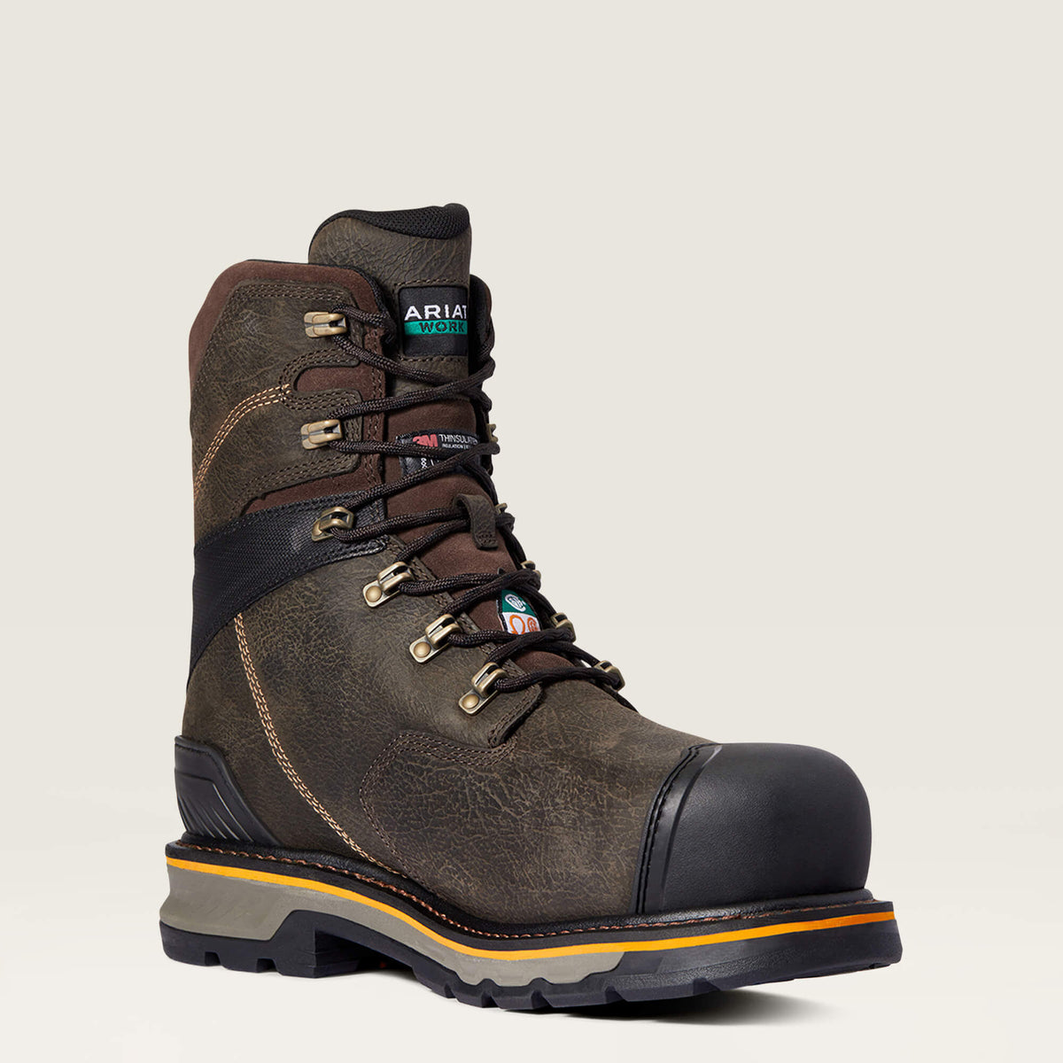 Ariat Stump Jumper 8" CSA Glacier Grip Waterproof 600g Composite Toe Work Boot Sale