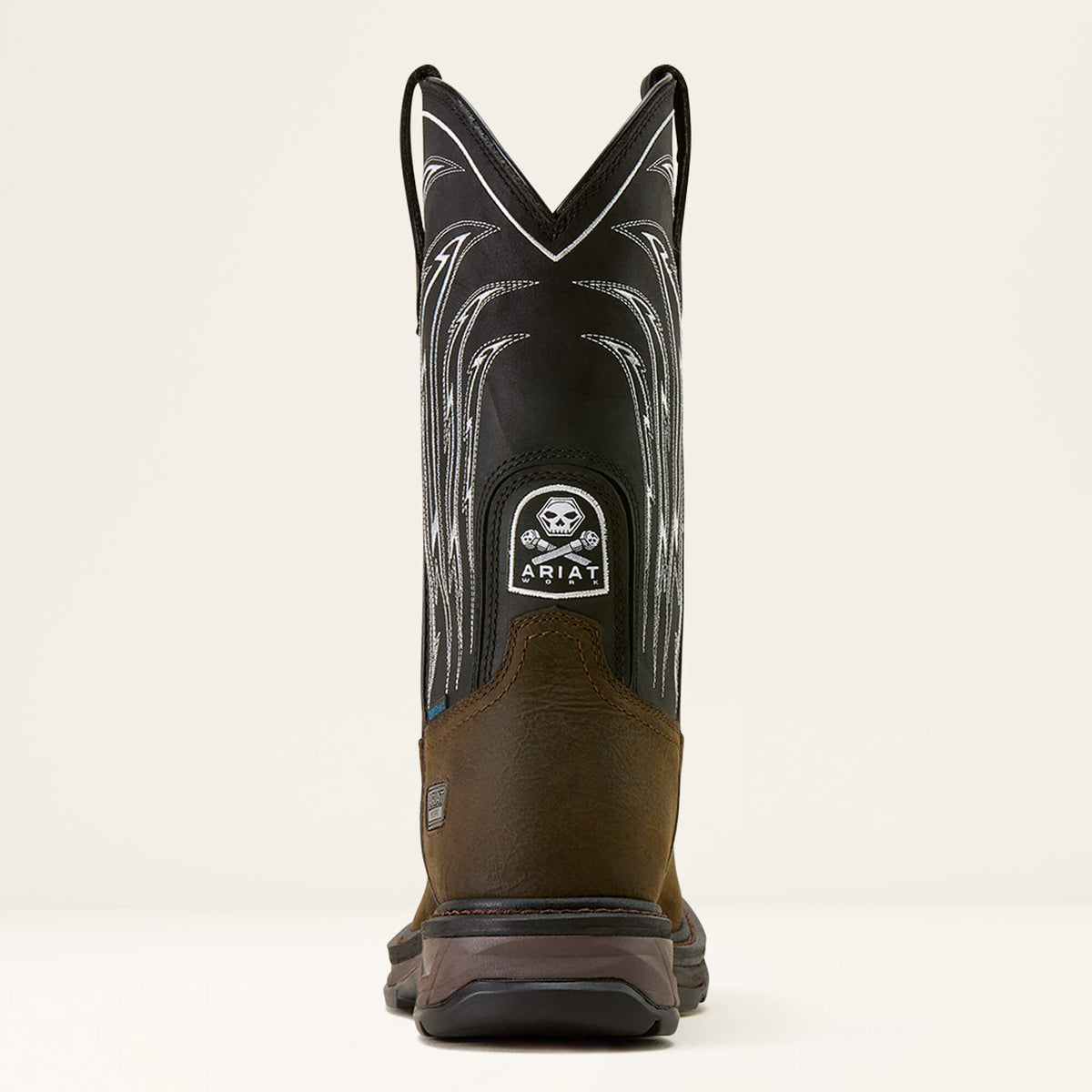 Ariat WorkHog XT Bolt Skull Waterproof Wide Square Toe Work Boot For Sale