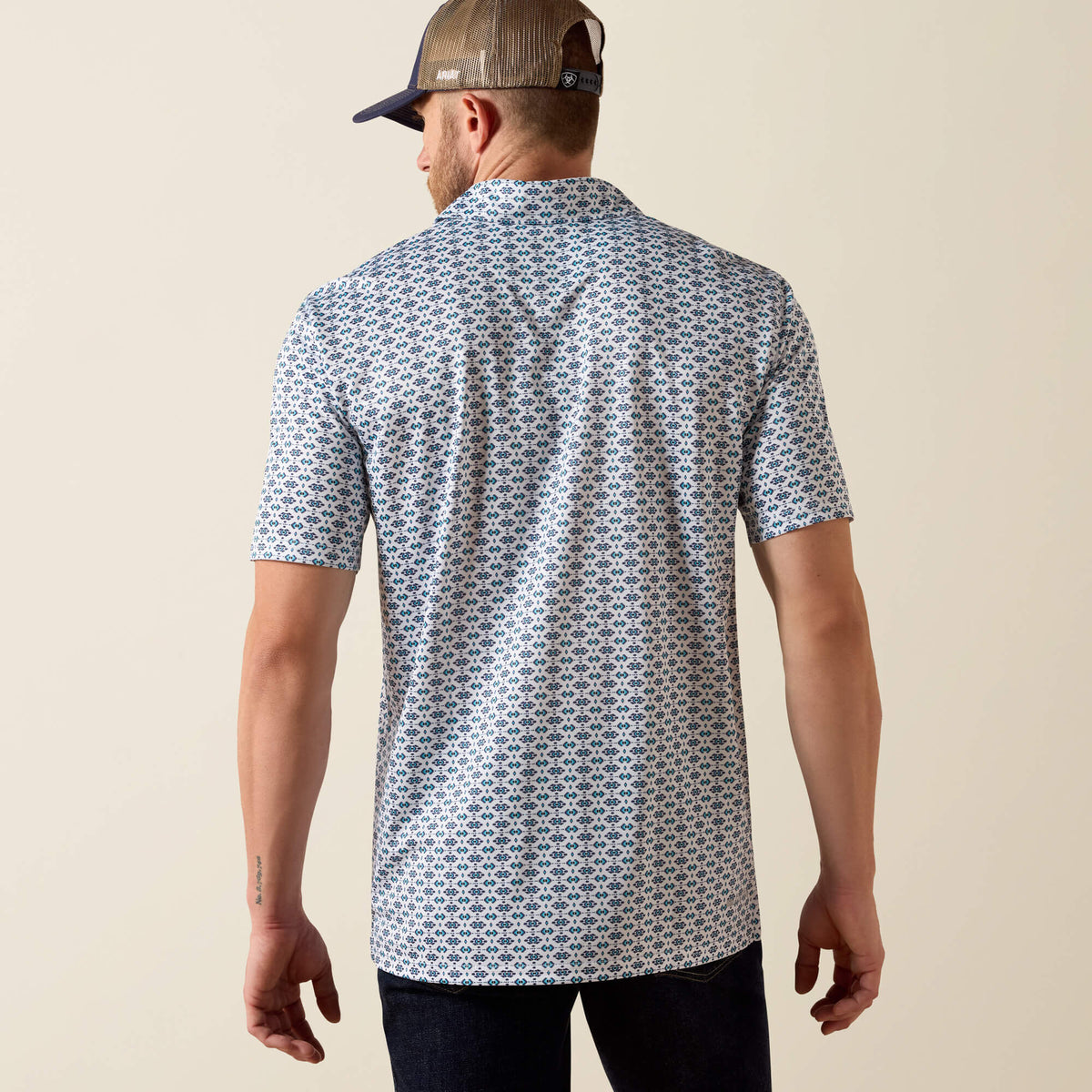 Ariat All Over Print Classic Fit Polo Discount