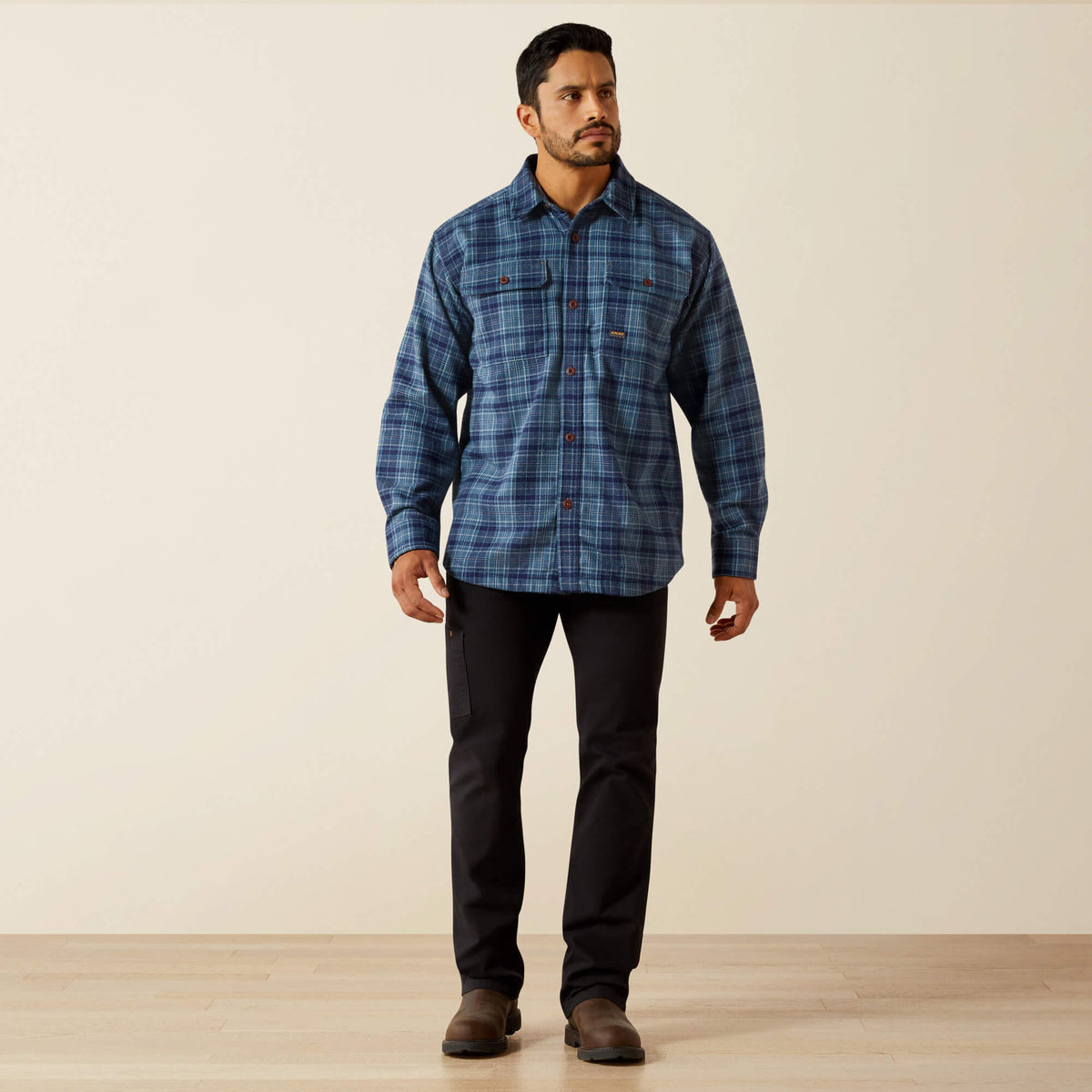 Ariat Rebar Heavy Flannel Work Shirt For Sale