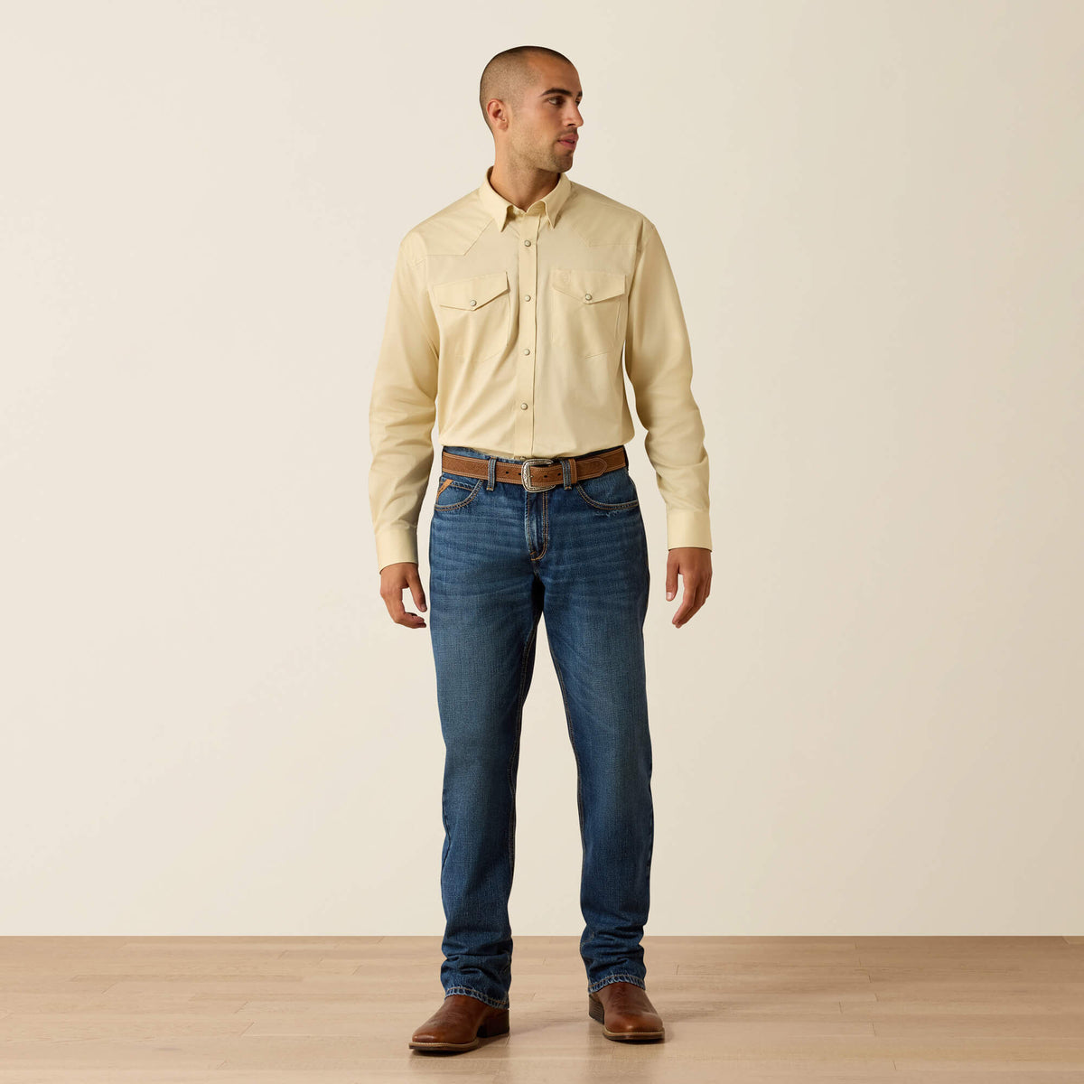Ariat Lightweight Twill Classic Fit Snap Shirt Sale