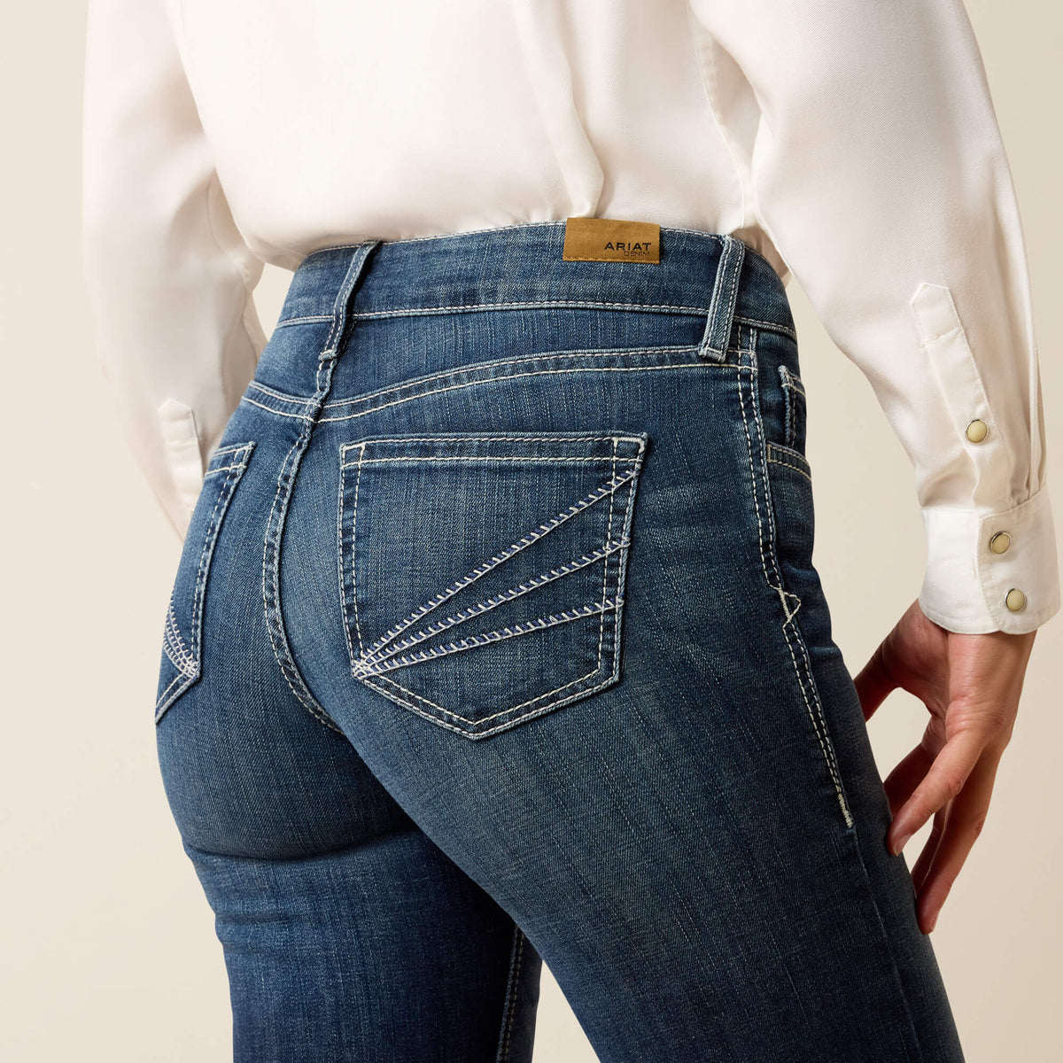 Ariat Trouser Perfect Rise Aisha Wide Leg Jean Sale