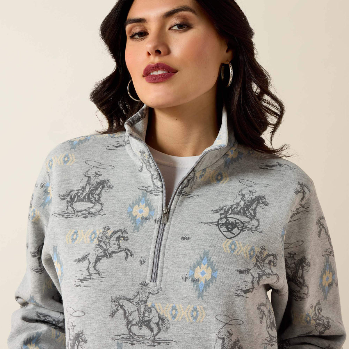 Ariat Sapphire 1/2 Zip Sweatshirt Sale