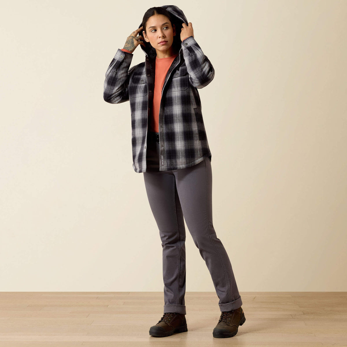 Ariat Rebar Flannel Insulated Shirt Jacket Sale