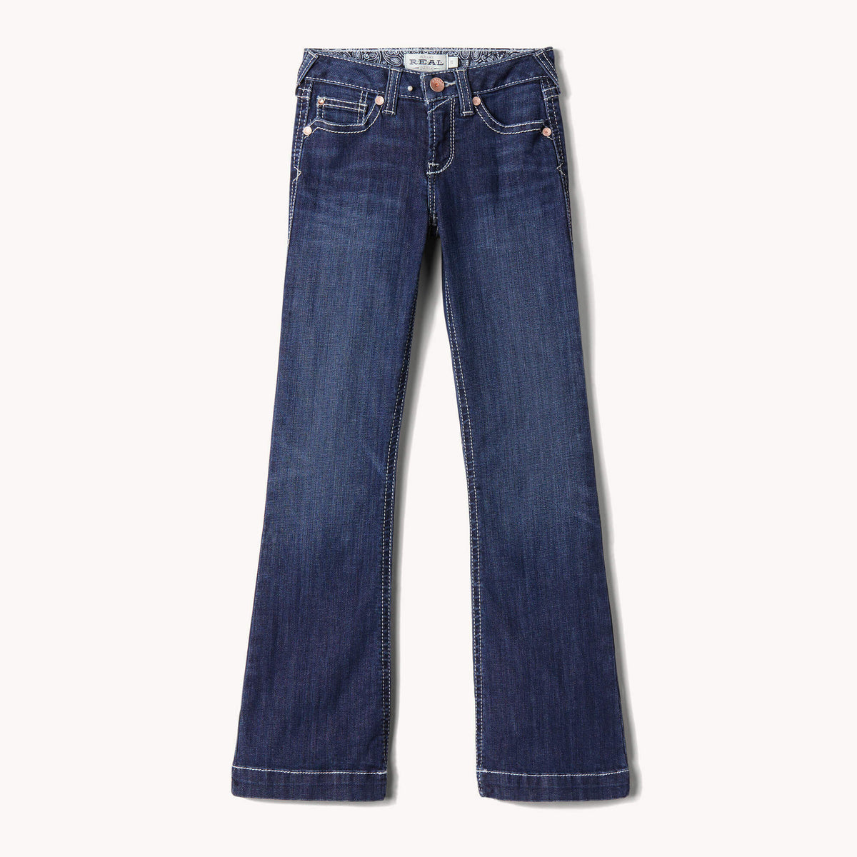 Ariat Trouser Mid Rise Stretch Ella Wide Leg Jean Outlet